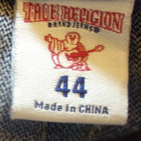 True Religion Slim Moto Distressed Colored Jeans Size 42-44 New Men - Picture 13 of 15